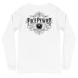 Long sleeve Facepewbz beard logo t-shirt