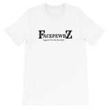 Short-Sleeve facepewbz logo beard T-Shirt