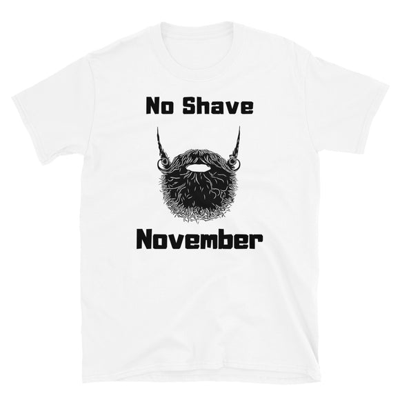 No Shave November Short-Sleeve beard T-Shirt
